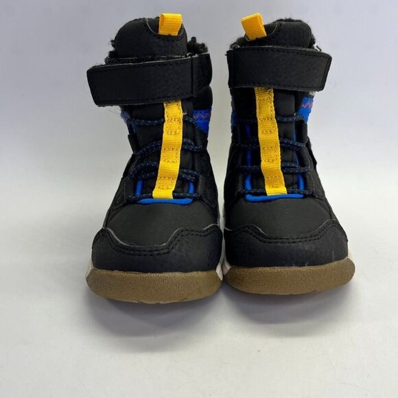 Merrell Unisex-Child Snow Crush 3.0 Jr Waterproof Boot Size 4  Blue Hook & Loop - Picture 2 of 13